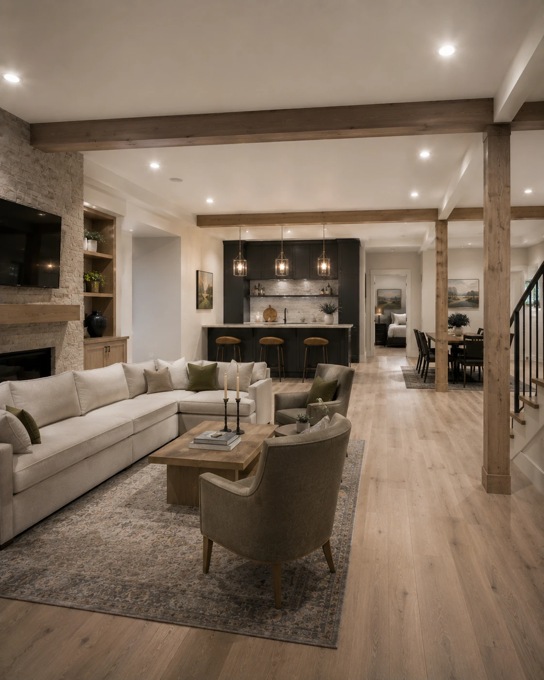 Basement refinishing service